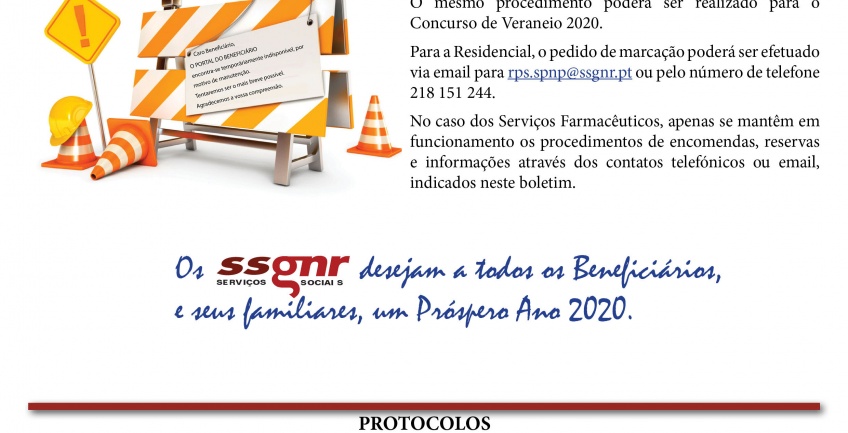 INFORMAÇÃO MENSAL Nº 01/2020