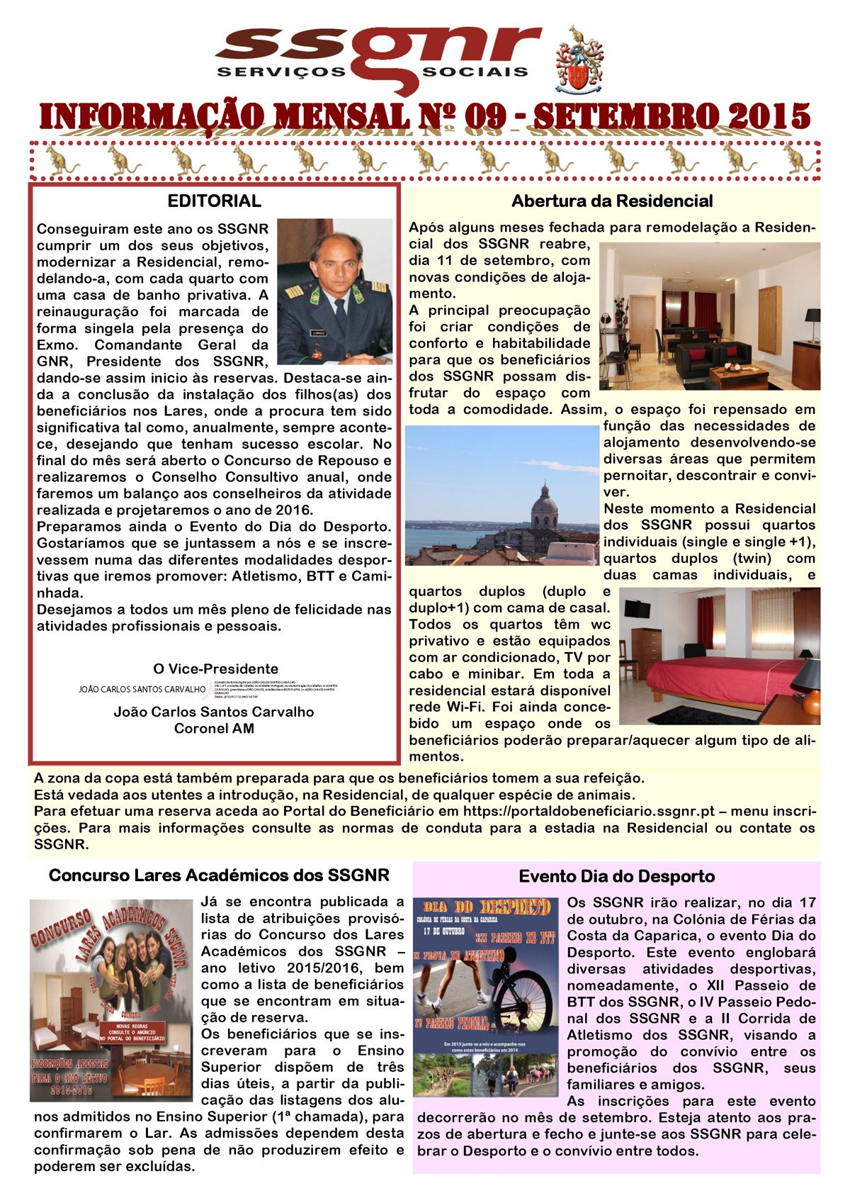 Informação Mensal nº 09/2015 – Setembro