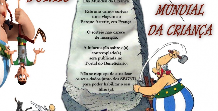 Sorteio Comemorativo do Dia Mundial da Criança