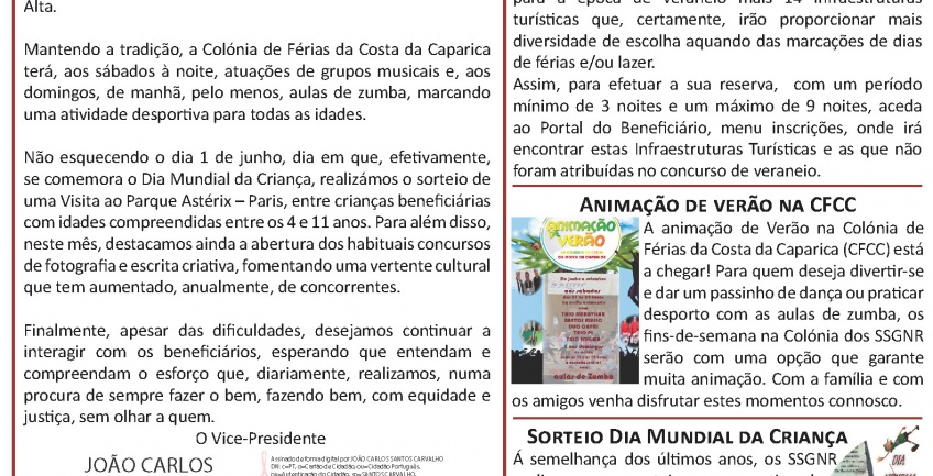 Informação Mensal nº 06/2016 – Junho