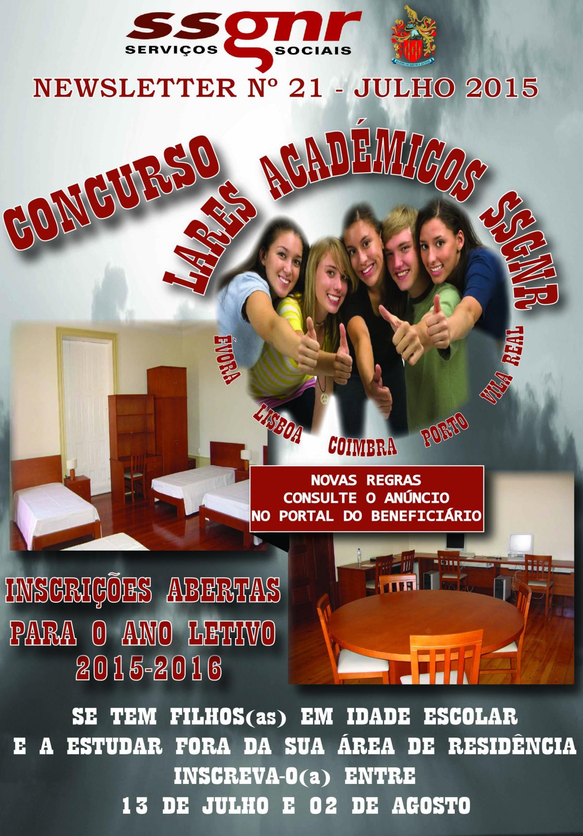 Concurso para os Lares Académicos dos SSGNR - 2015/2016