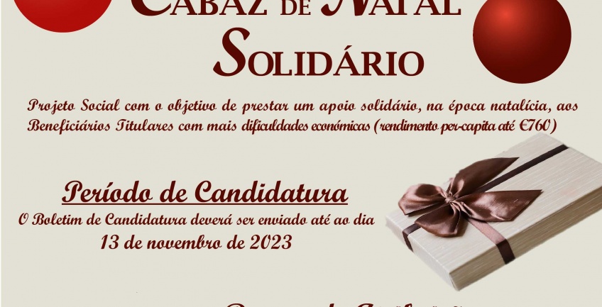 Cabaz de Natal Solidário