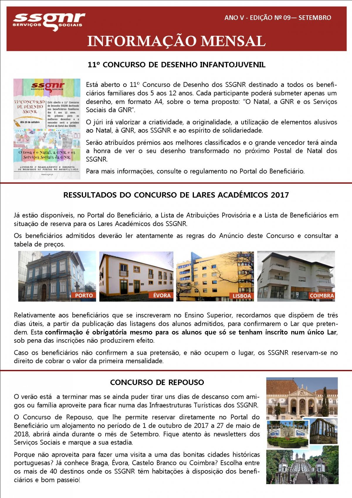 Informação Mensal nº9/2017 - setembro