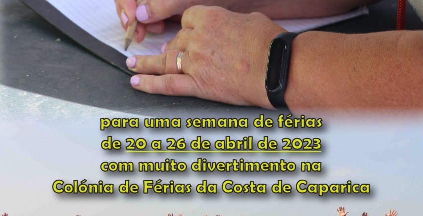 Abertura das Inscrições para a Colónia de Férias +55