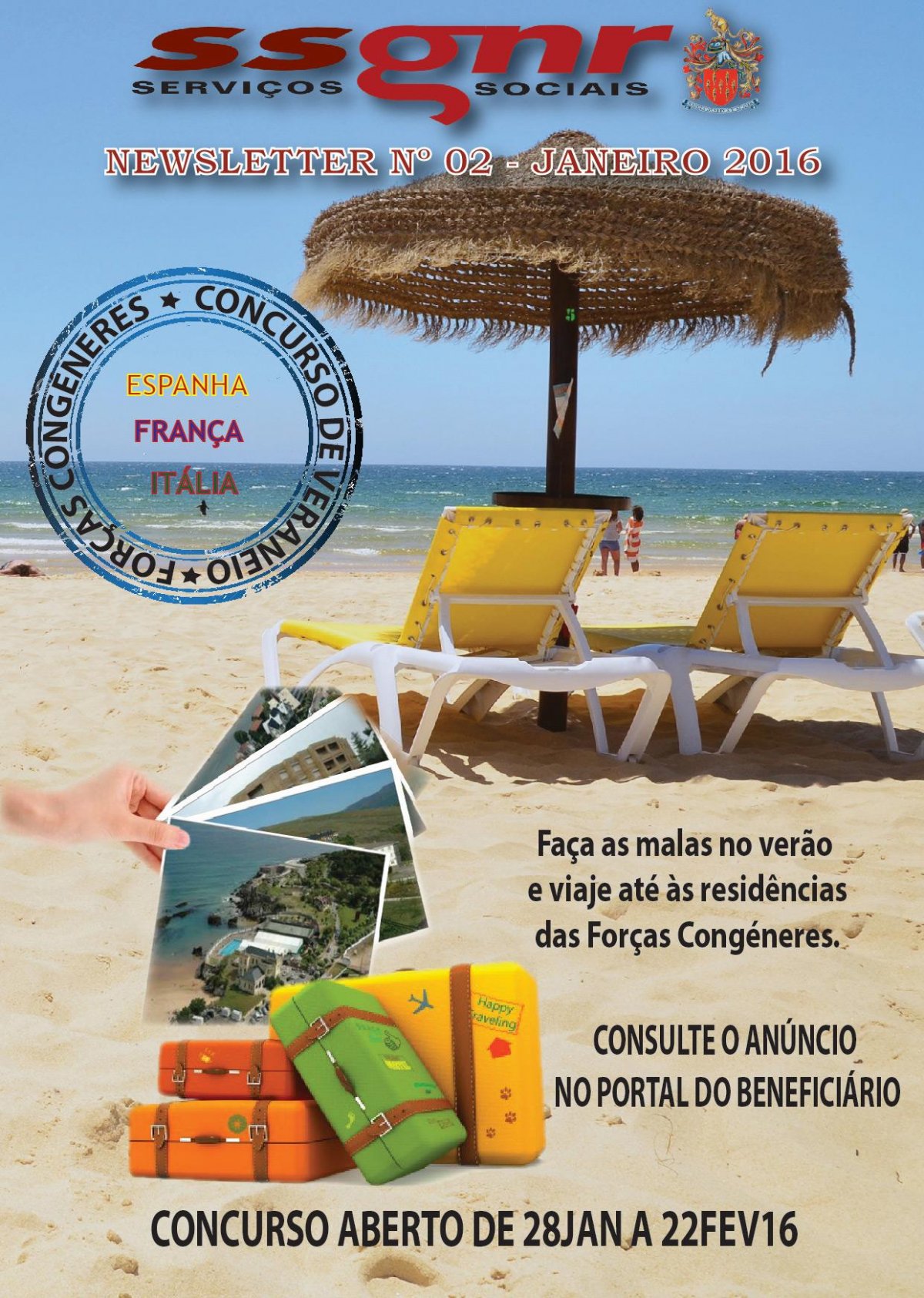Resultados do Concurso de Veraneio Congéneres - 2016