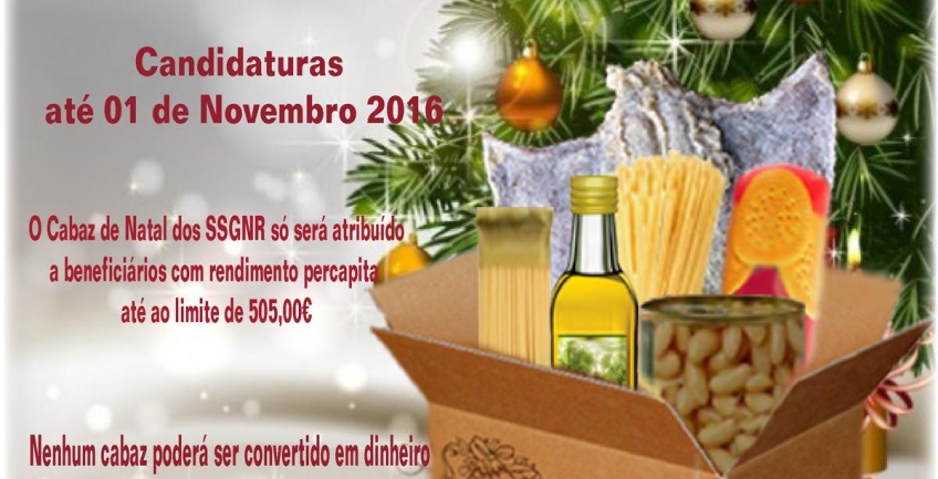 Cabaz de Natal Solidário SSGNR - 2016