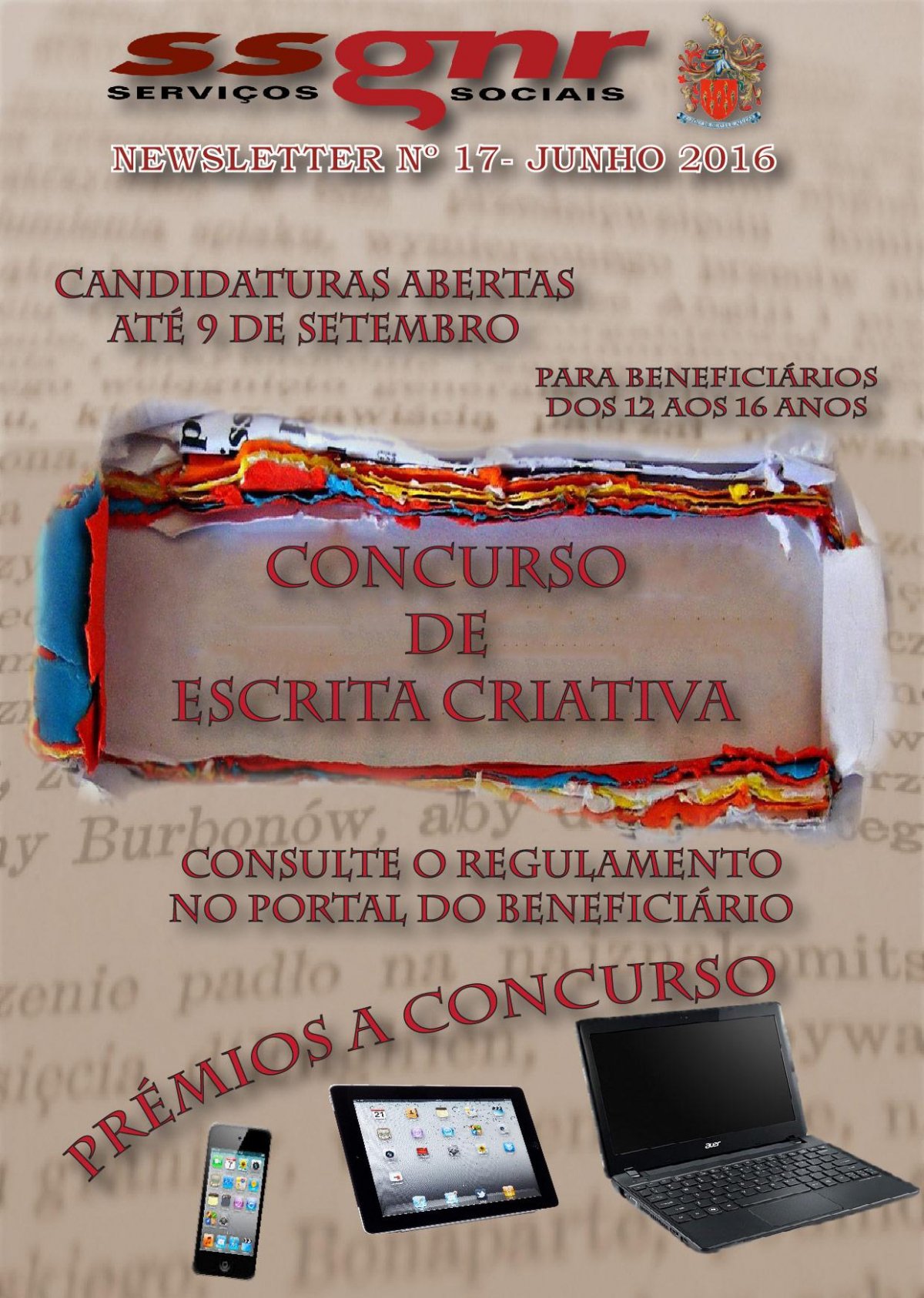 Resultados do 3º Concurso de Escrita Criativa dos SSGNR