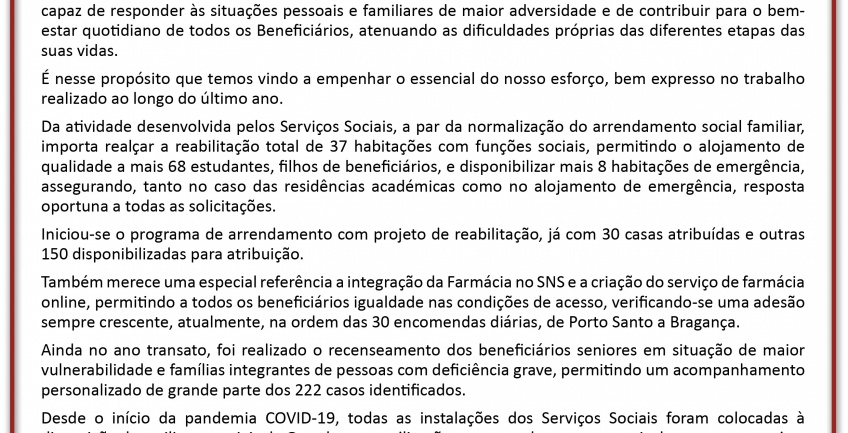 Mensagem do Exmo. General Comandante-Geral e Presidente dos Serviços Sociais da Guarda