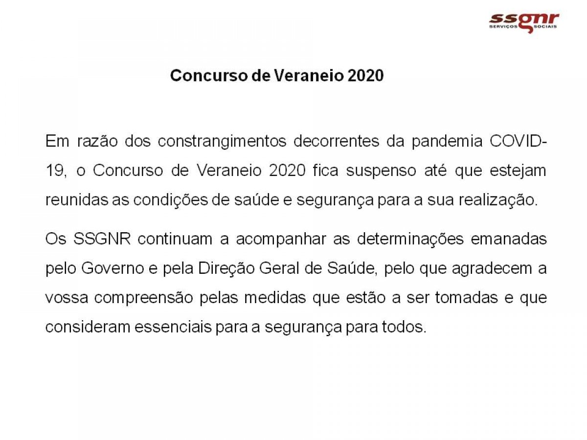 Concurso de Veraneio 2020 