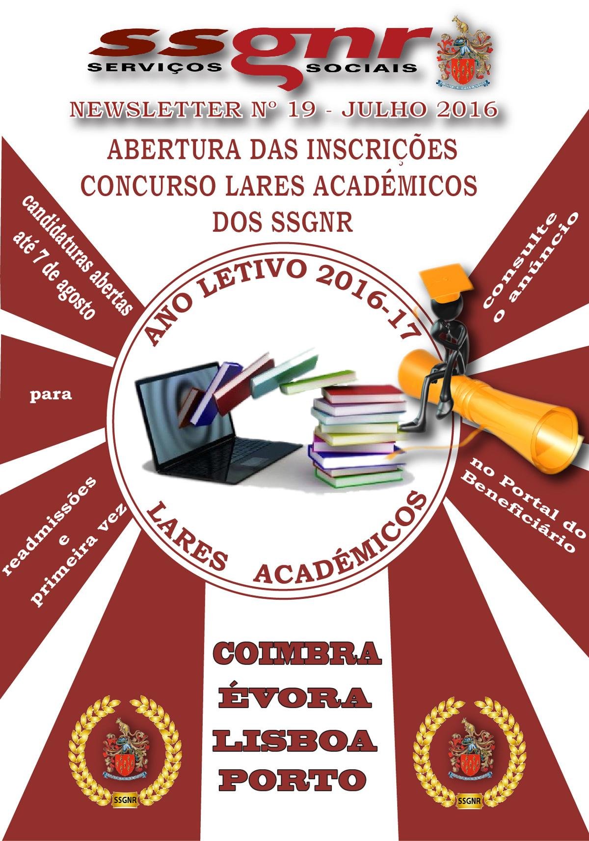 Resultados Concurso Lares Académicos dos SSGNR - ano letivo 2016/2017
