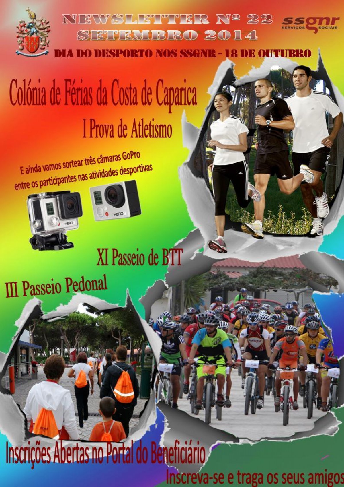Lista de participantes no evento "Dia do Desporto" dos SSGNR - 2014