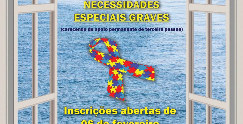 Abertura das inscrições para o Concurso de Veraneio Necessidades Especiais