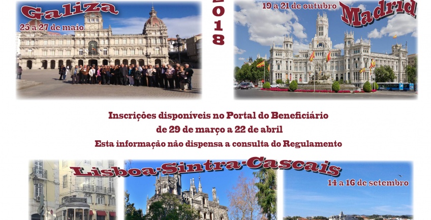 Viagens Culturais SSGNR 2018