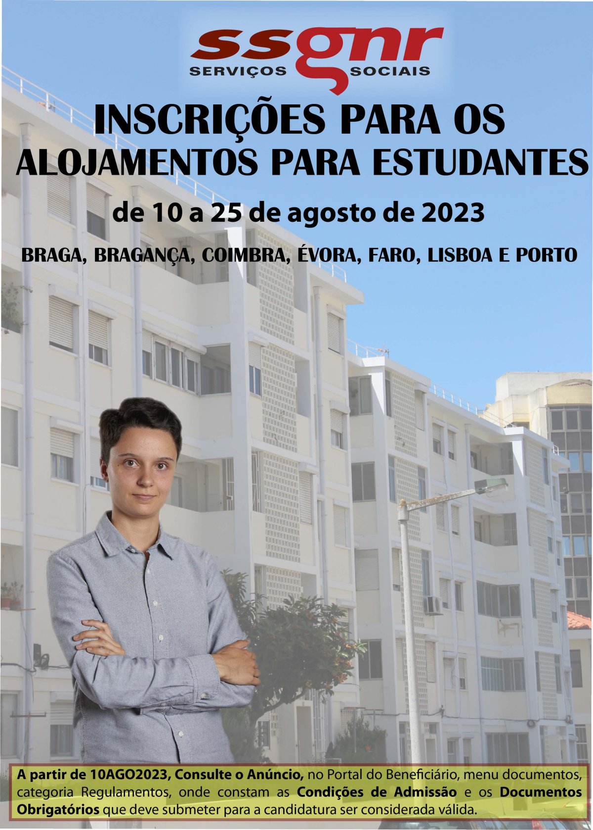 Abertura das Inscrições para os Alojamentos para Estudantes