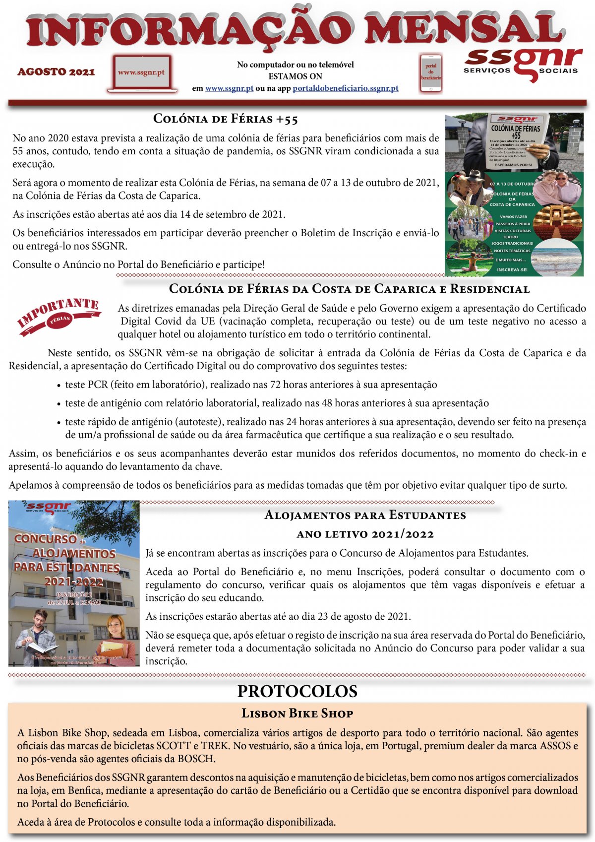Informação Mensal nº 07/2021 – agosto