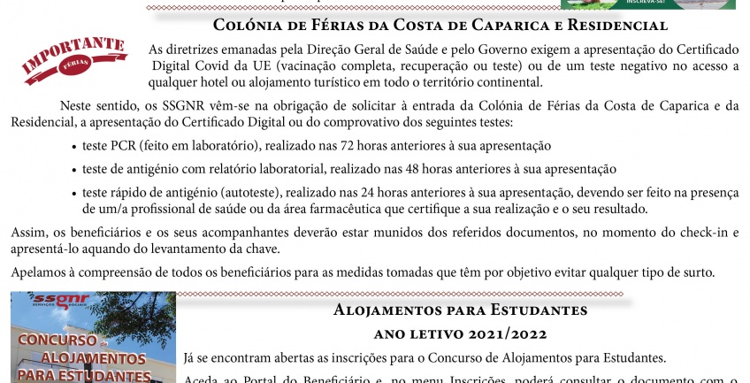 Informação Mensal nº 07/2021 – agosto