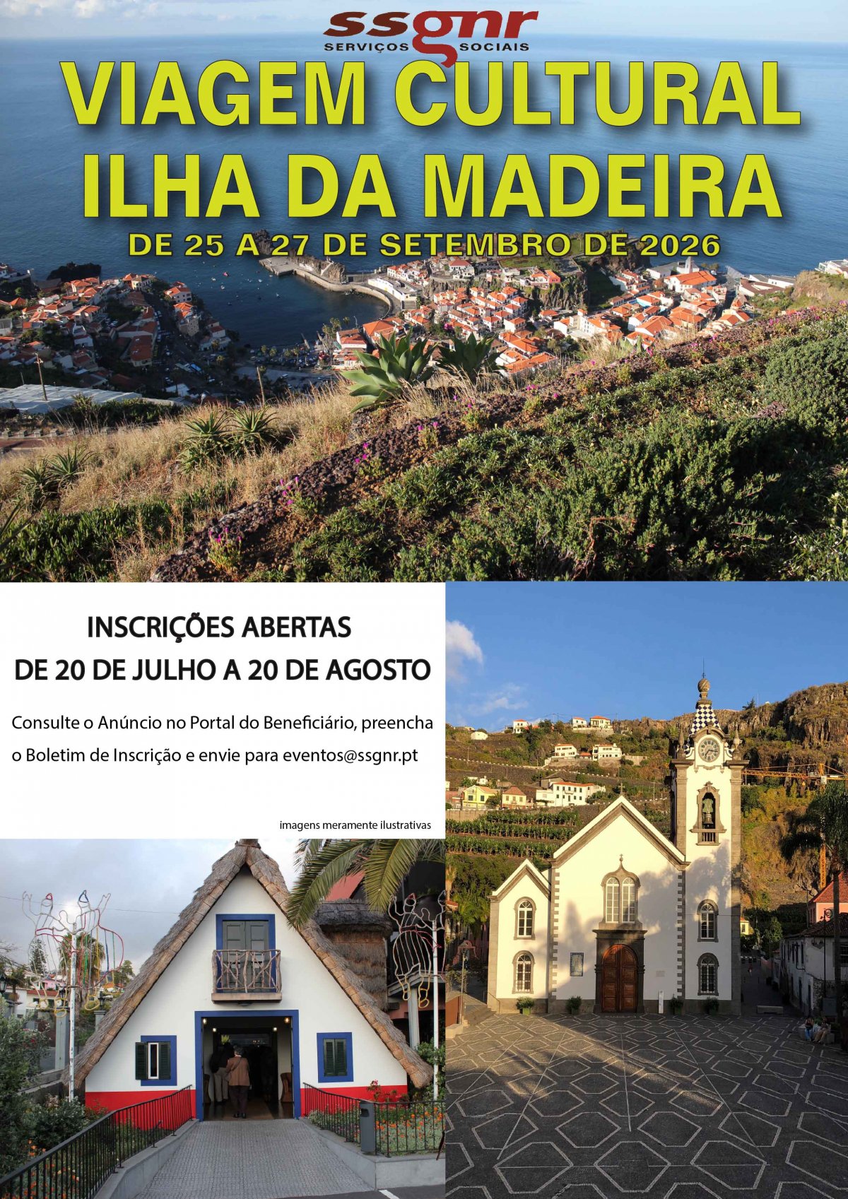 Abertura das Inscrições para a segunda Viagem Cultural dos SSGNR