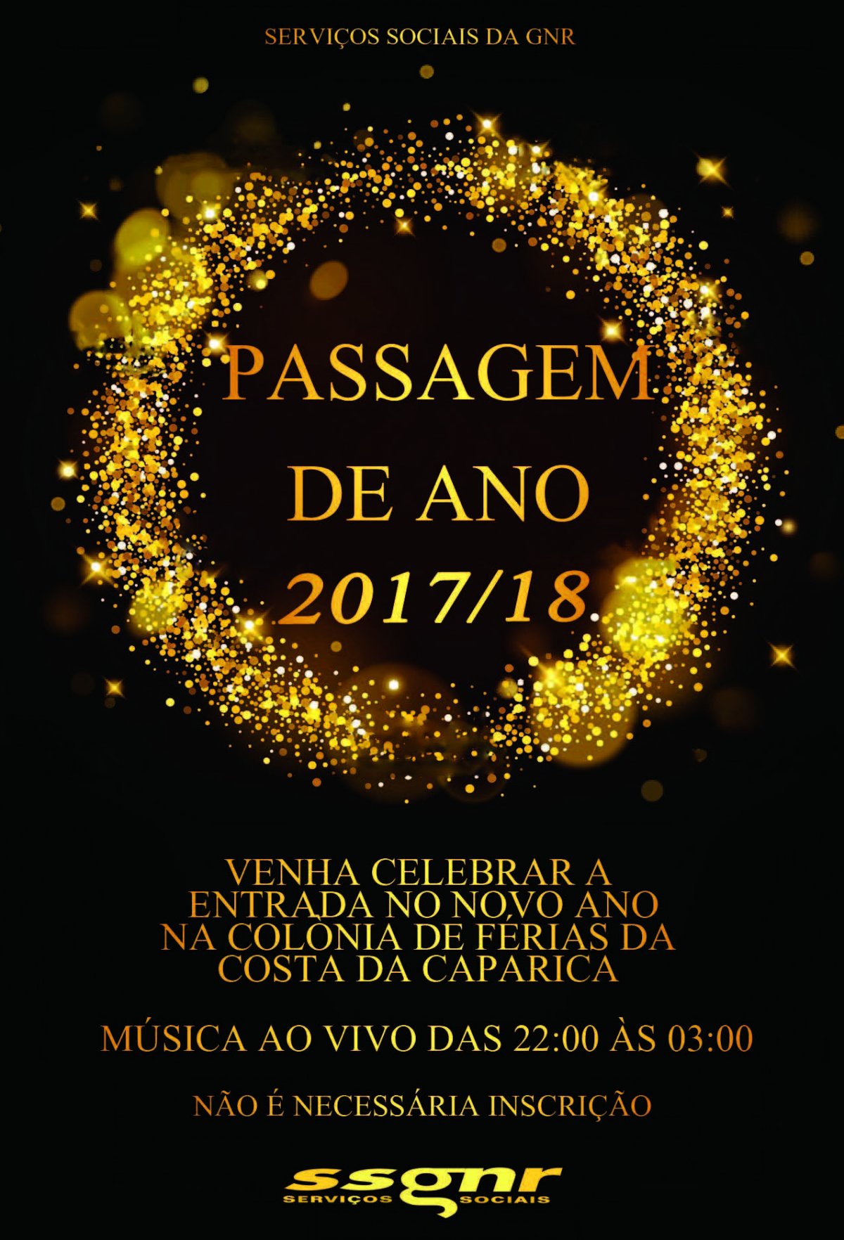 Festa de Passagem de ano na CFCC