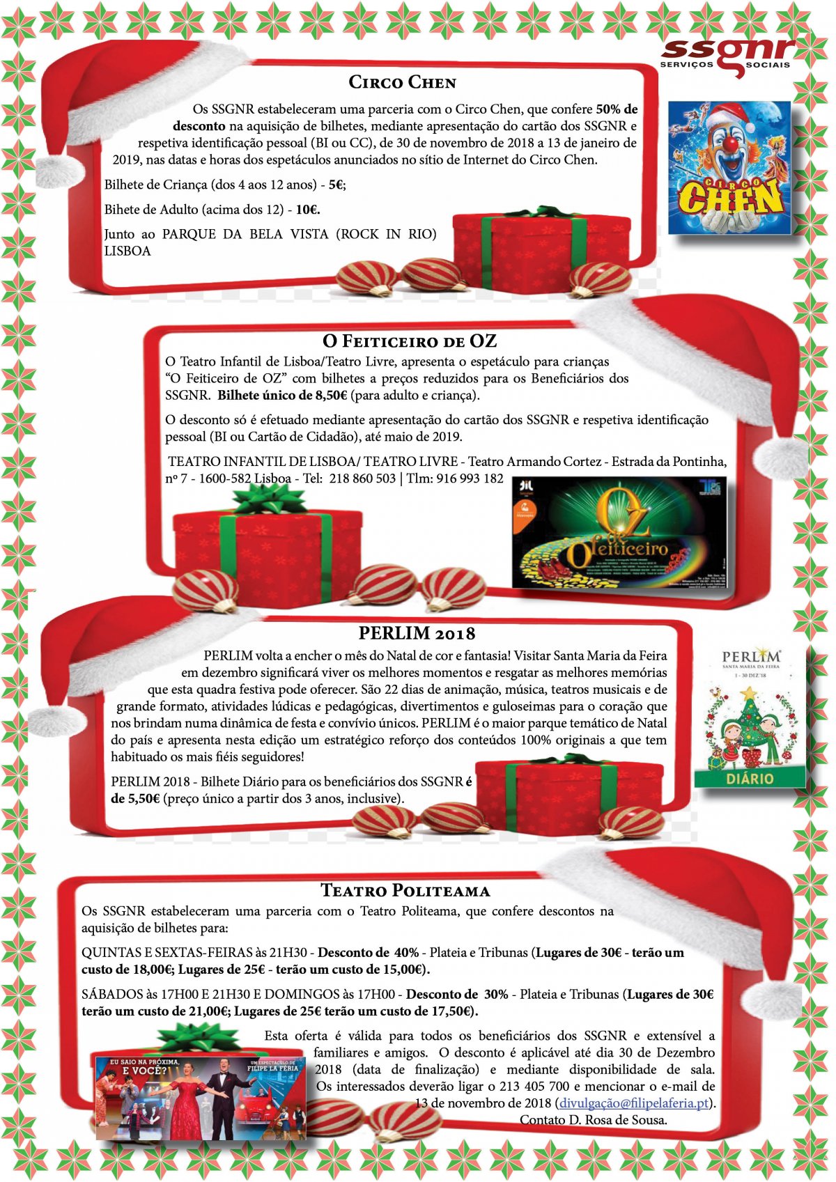 Parcerias com Protocolos - Natal 2018