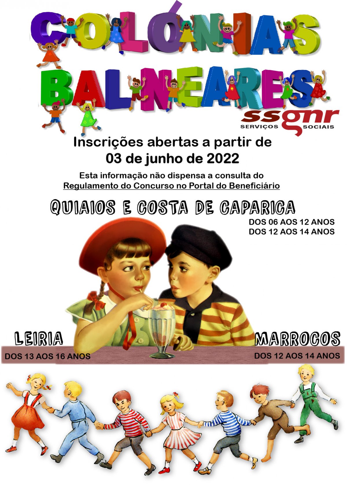 Colónias Balneares Infantis SSGNR 2022