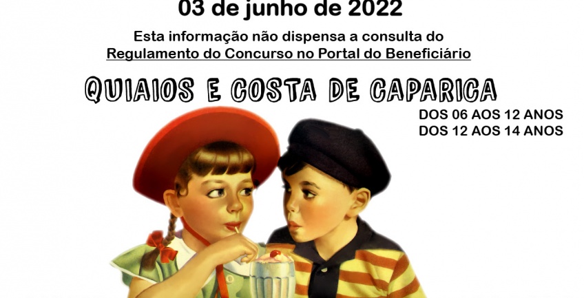 Colónias Balneares Infantis SSGNR 2022