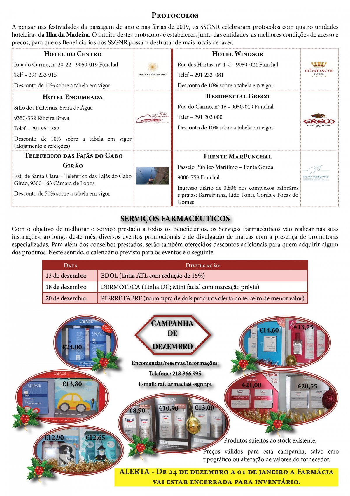 INFORMAÇÃO MENSAL Nº12/2018