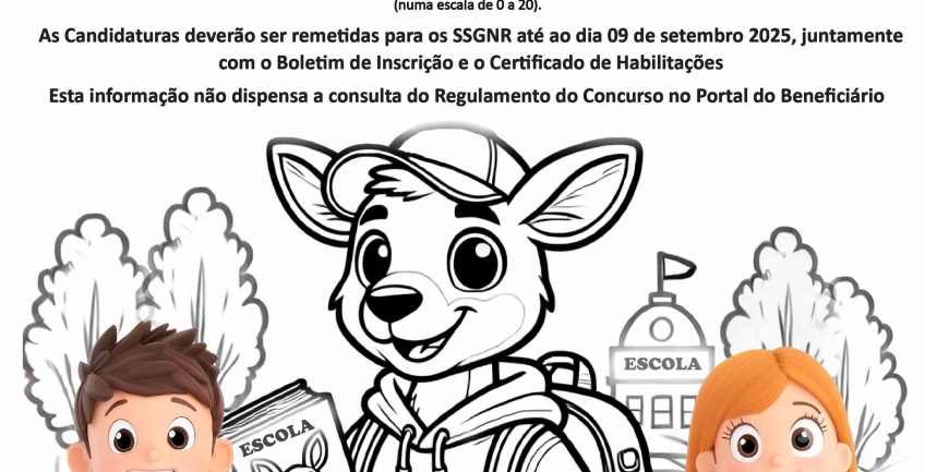 Concurso Melhor Aluno dos SSGNR - Ano letivo 2024-2025
