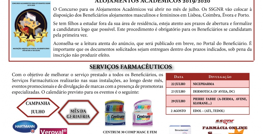 INFORMAÇÃO MENSAL Nº 07/2019