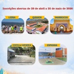 Abertura das Inscrições para as Colónias Balneares Infantis -2026