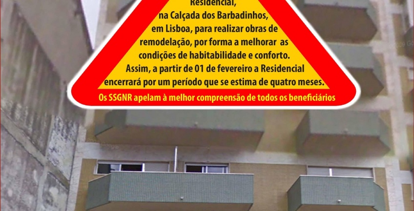 Encerramento temporário da residencial dos SSGNR