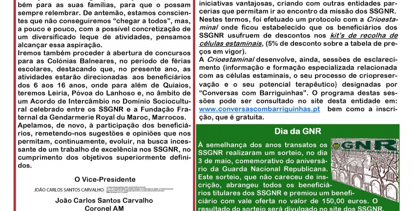 Informação Mensal nº 05/2015 – Maio