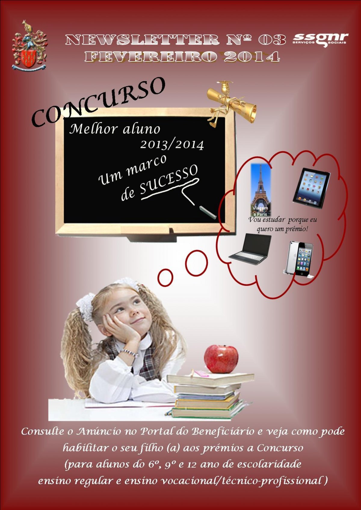 Resultados do Concurso Melhor Aluno 2013-2014 dos SSGNR