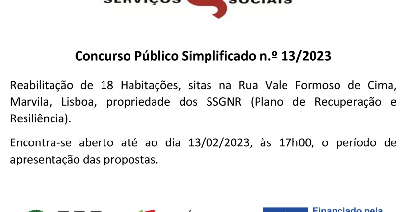 Concurso Público Simplificado nº 13 2023