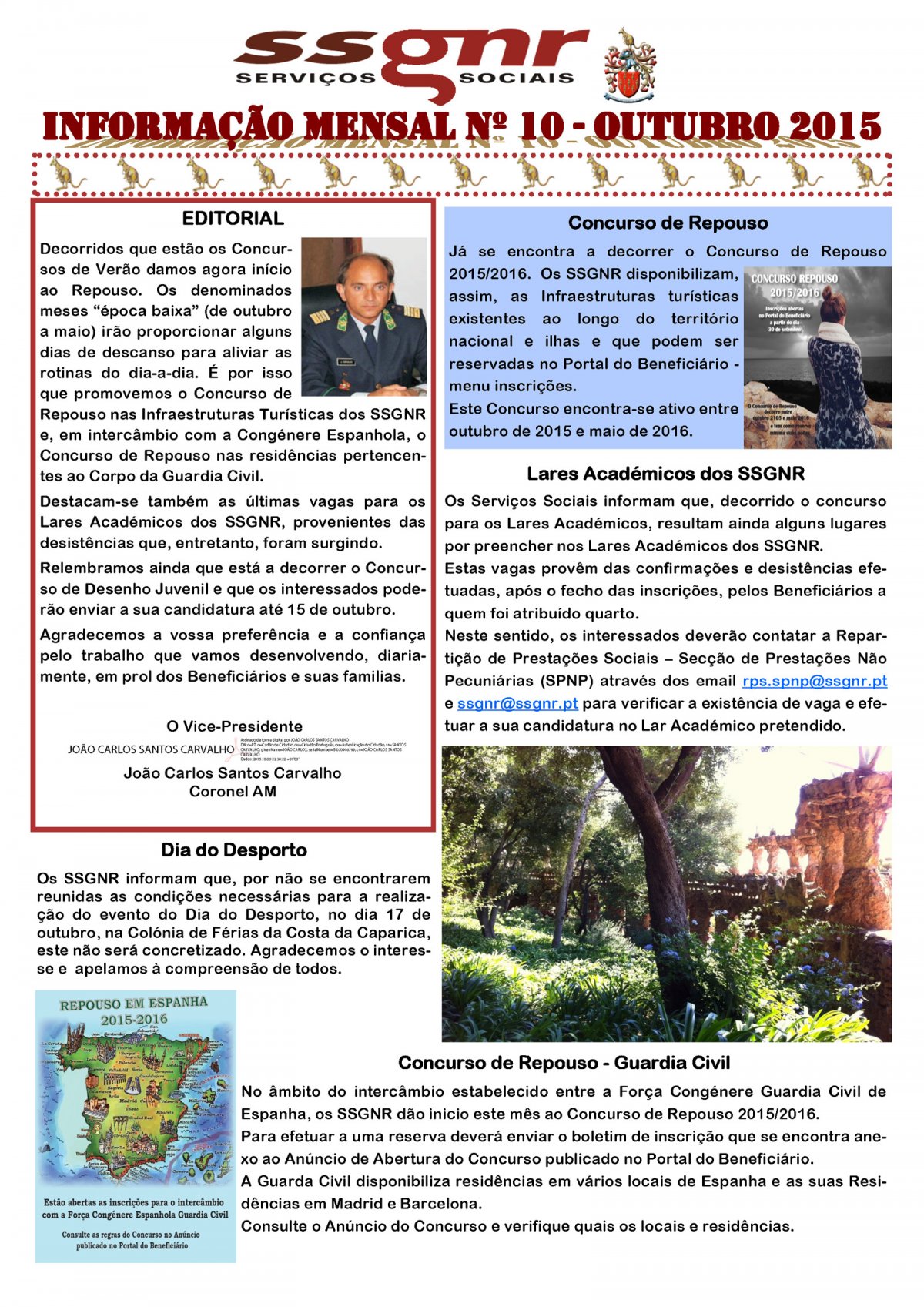 Informação Mensal nº 10/2015 – Outubro