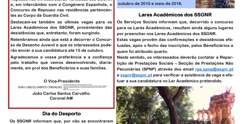 Informação Mensal nº 10/2015 – Outubro