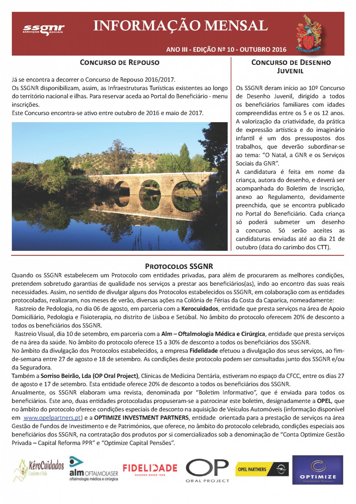 Informação Mensal nº 10/2016 – Outubro