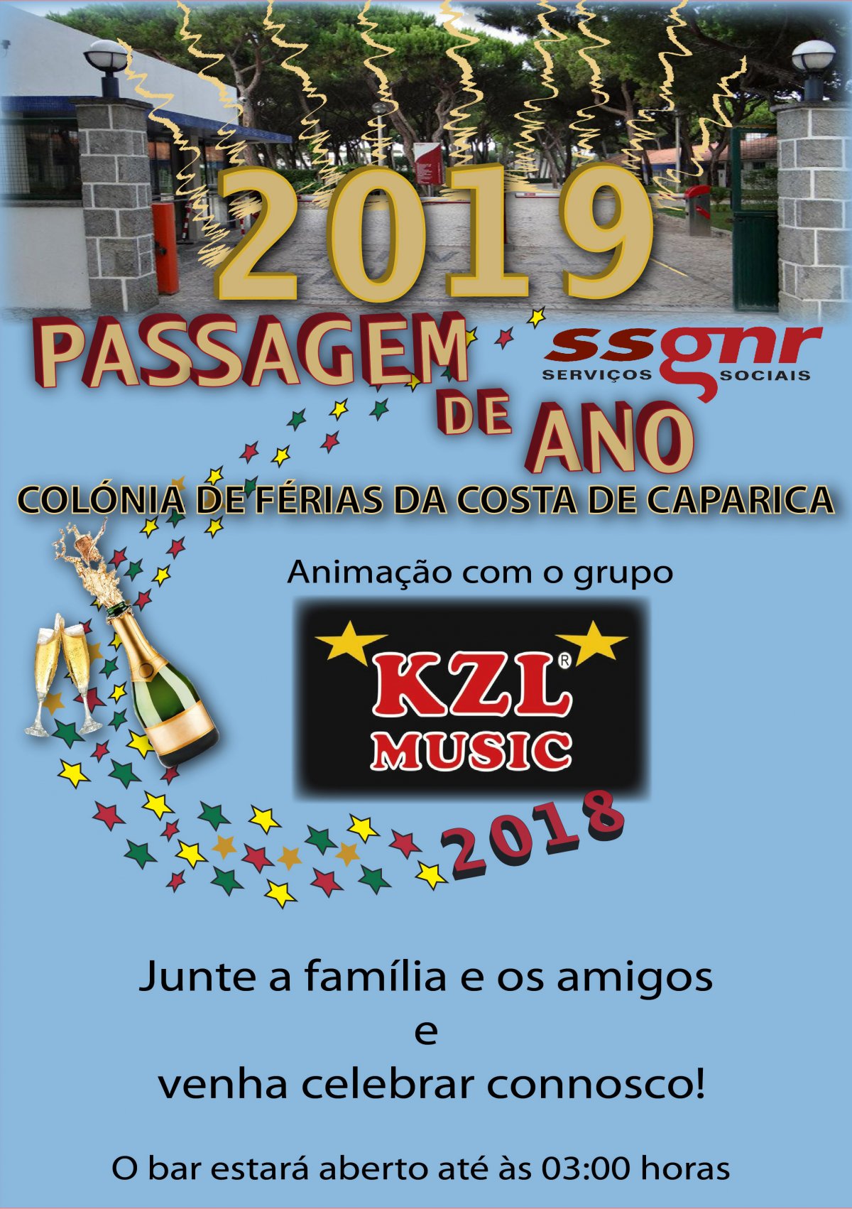 Festa de Passagem de ano na CFCC