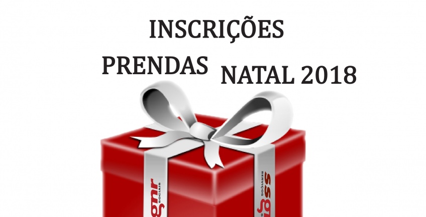 INSCRIÇÕES PARA AS PRENDAS DE NATAL DOS SSGNR - 2018