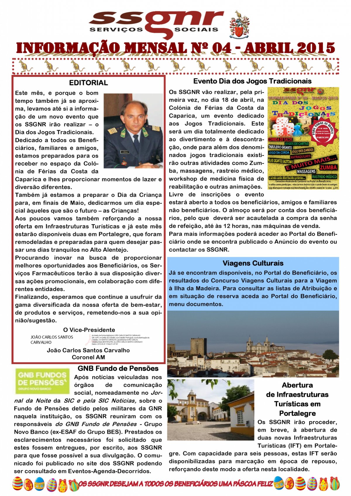 Informação Mensal nº 04/2015 - Abril