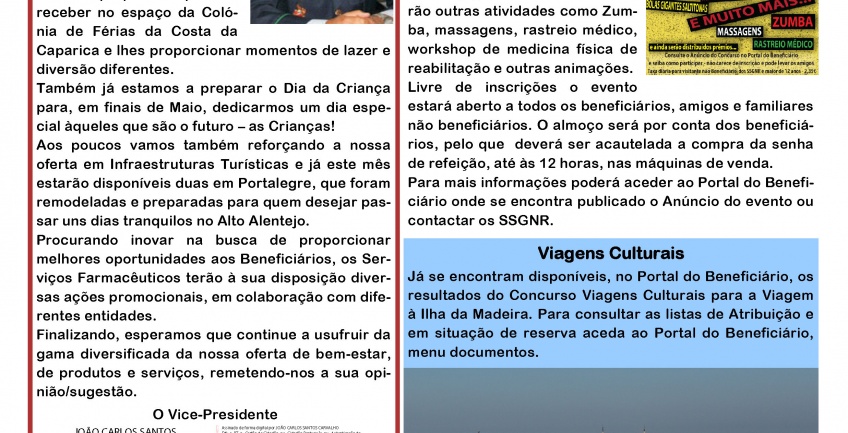 Informação Mensal nº 04/2015 - Abril