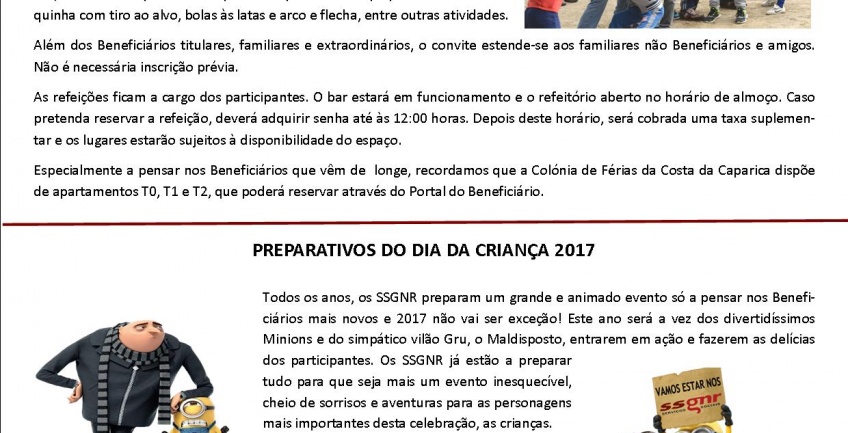 Informação Mensal nº 04/2017 - Abril