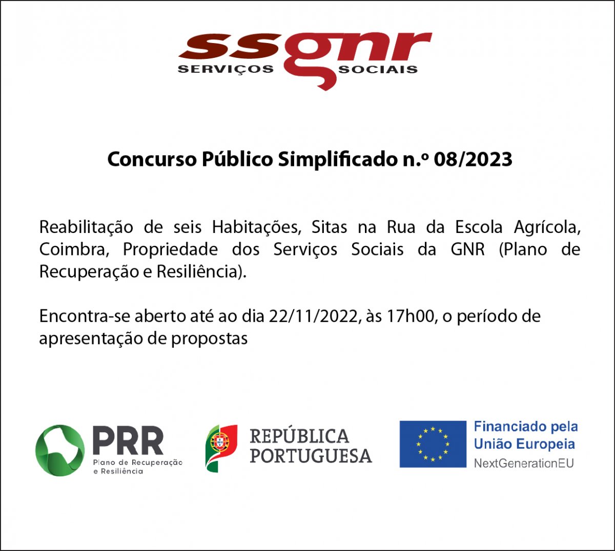 Concurso Público Simplificado n.º 08/2023 